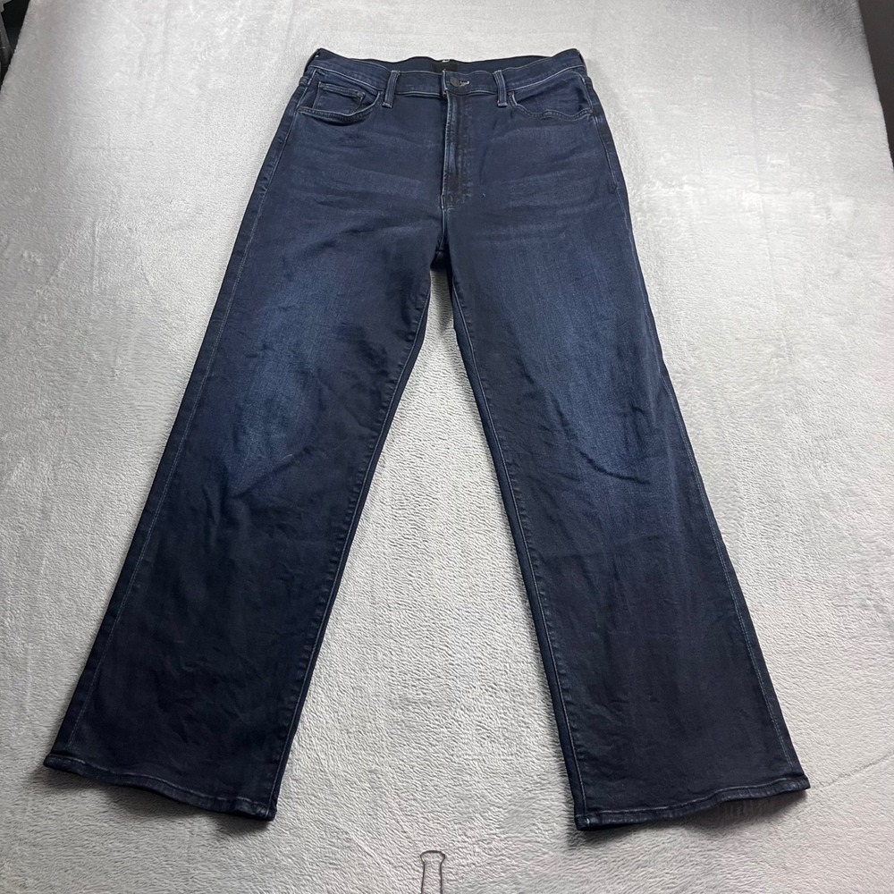 Mother The Rambler Zip Ankle Jeans Night In Venice Dark Wash Straight Leg‎ 30